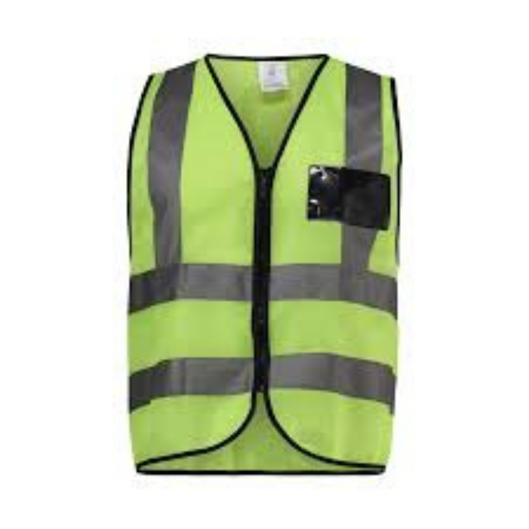 High-Visibility Safety Vest (Lime & Orange)