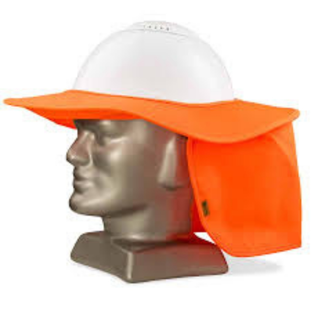 High-Visibility Hard Hat with Sun Visor
